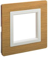 Рамка универсальная DKC Avanti 1-м. дерево беленый дуб картинка